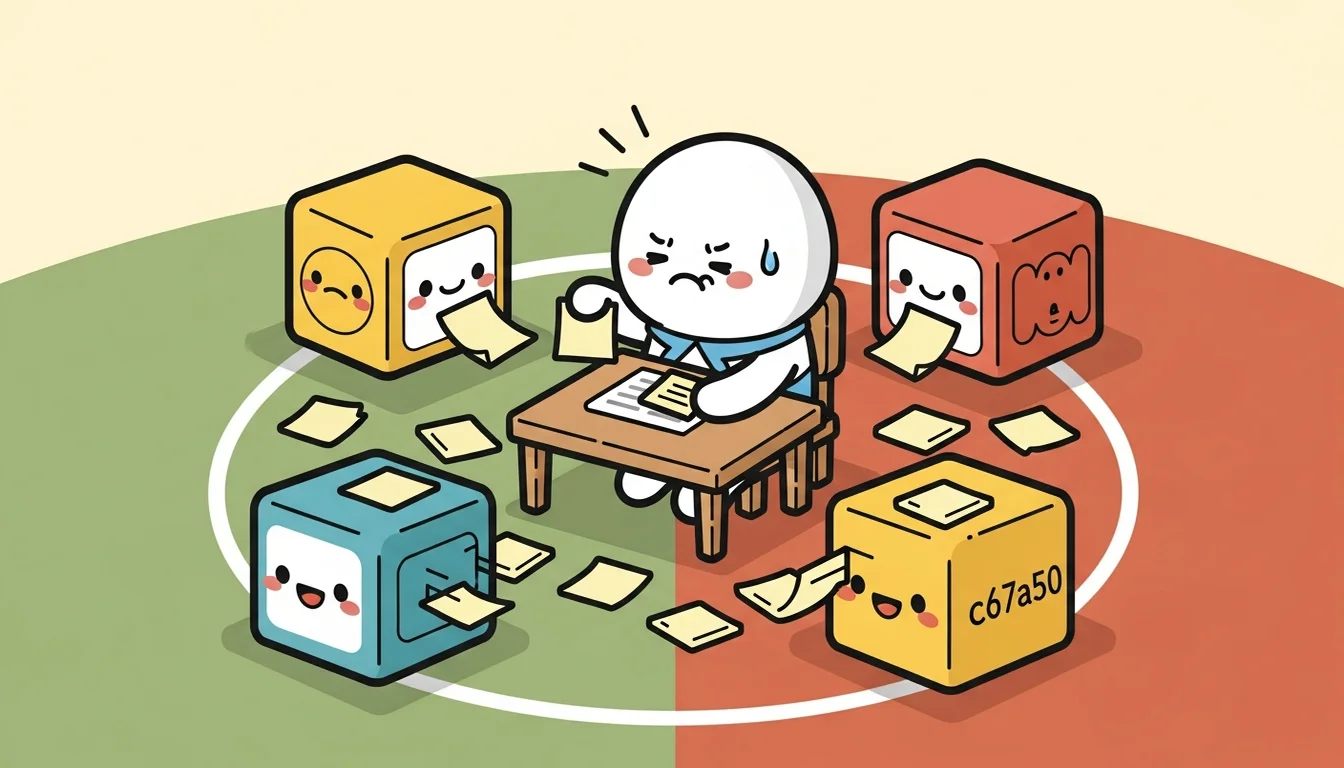 一個人在五個 AI session 之間手動搬運 Context