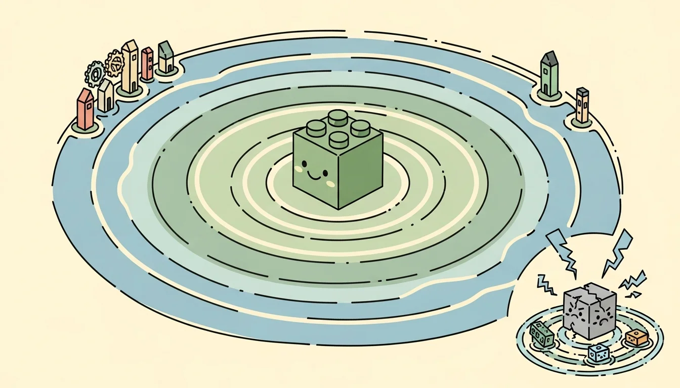 Identity definition rippling outward to all downstream decisions