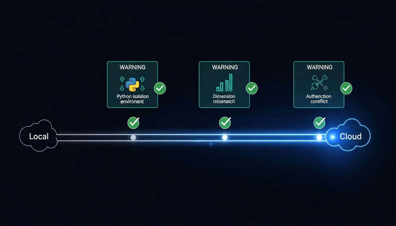 mem0 遷移的三個坑：環境隔離、維度不符、API key 衝突