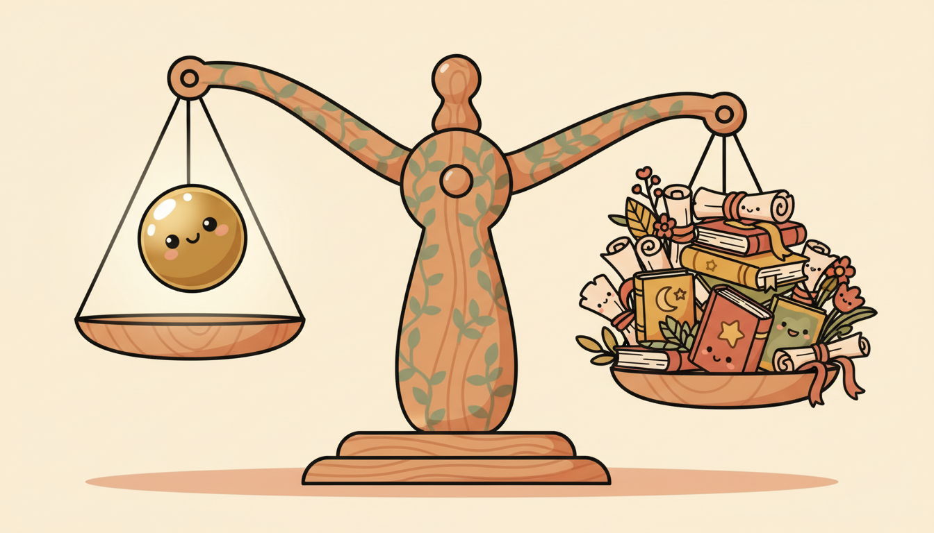 AI 競爭重心從 Model 轉向 Skill Ecosystem 的天秤示意圖